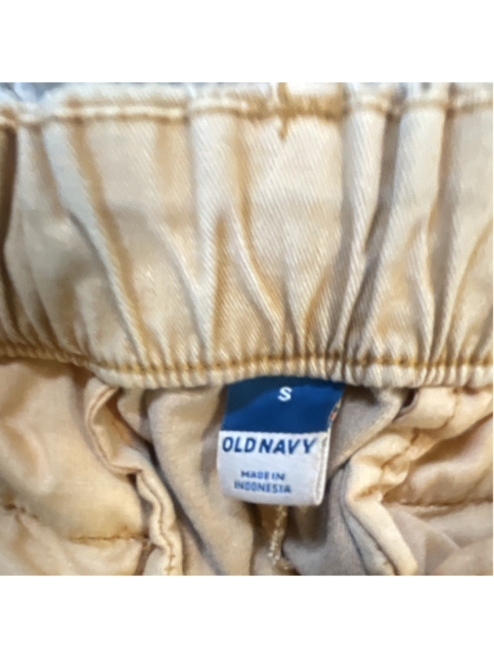 Old Navy Men’s Beige Chino Pants S Regular Cotton Stretch Pockets Flat Front - Picture 4 of 10